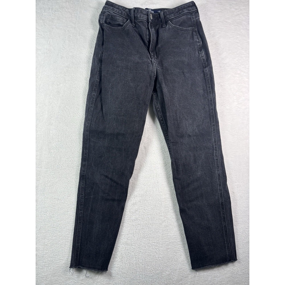 Hollister Ultra High Rise Mom Jeans Womens 3S W26 L25 Black Vintage Stretch